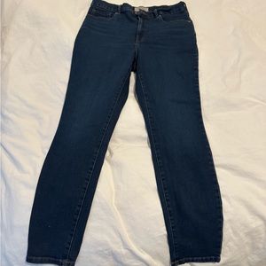 Everlane High-Rise Skinny Jeans 31 Regular Dark Indigo